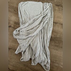 Solly baby Natural + grey stripe wrap